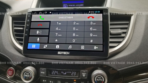 Màn hình DVD Android xe Honda CRV 2013 - 2017 | Gotech GT8 Max